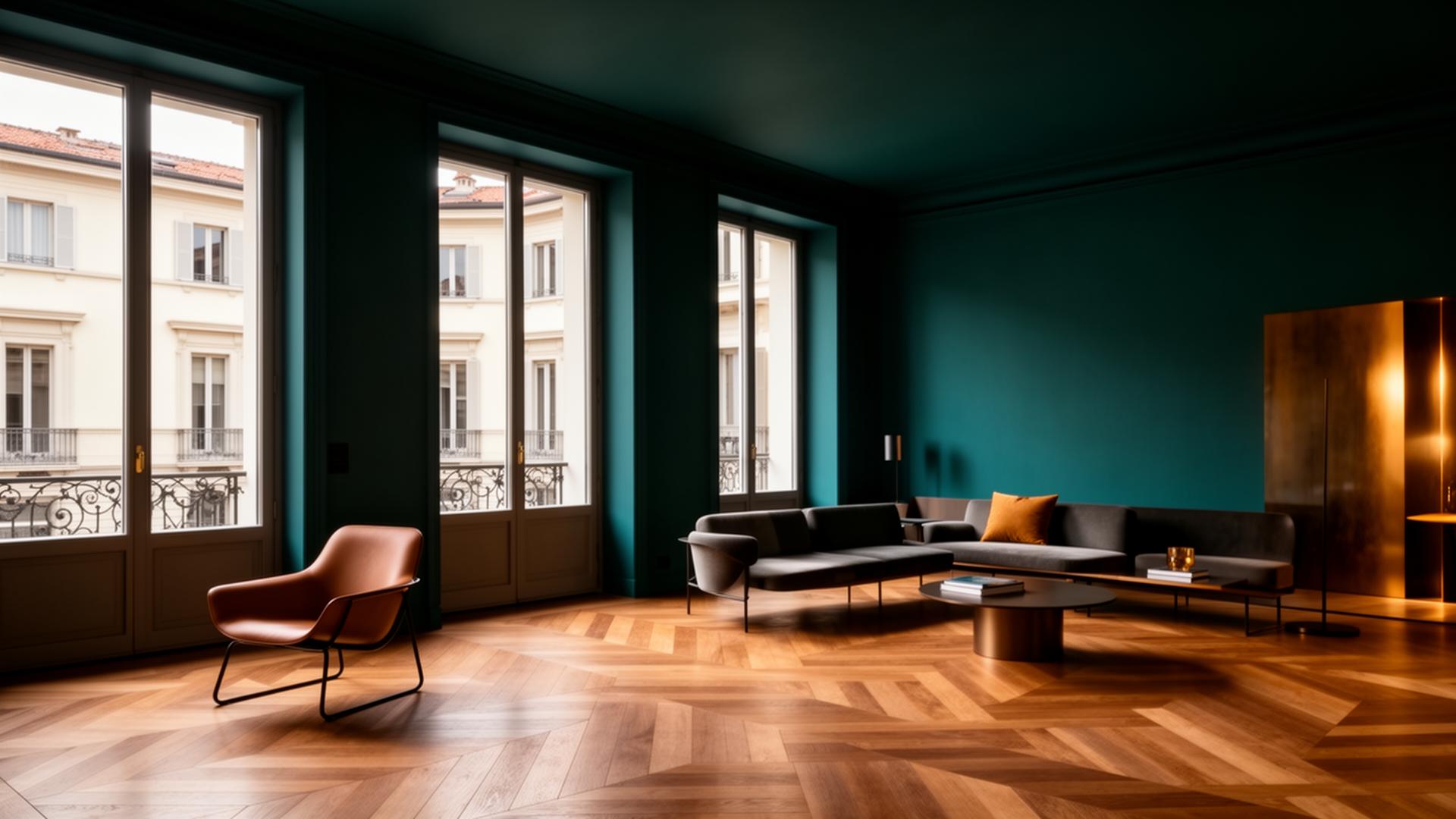 Interno di un appartamento a Milano curato da Obbiettivo Casa